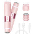 Dual-Head Facial & Body Hair Trimmer (Pink)