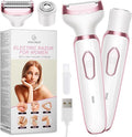 2 in 1 Painless Body Razors and Facial Hair Remover