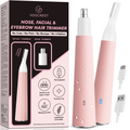Nose Hair & Eyebrow Trimmer for Women Pink
